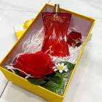 Bộ Quà Charme Queen 100ml Nước Hoa Nữ Hộp Chữ Nhật Hoa Rơm