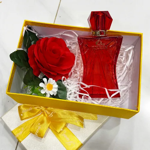 Bộ Quà Charme Queen 100ml Nước Hoa Nữ Hộp Chữ Nhật Hoa Rơm