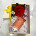 Bộ Quà Nước Hoa Nữ Charme Roisy 100ml Kèm Hộp Hoa Rơm Đa Màu