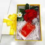 Phân phối set Hộp Quà Tặng Chữ Nhật Lớn Nước Hoa Nữ Charme Vip 100ml - Hộp Hoa Rơm Nhiều Màu