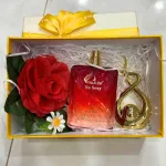 Set Hộp Quà Tặng Nước Hoa Charme So Sexy Mùi Nữ Bản Mới 100ml - Hộp Lớn Hoa Rơm Nhiều Màu
