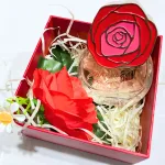Set Hộp Quà Tặng Nước Hoa Nữ Charme Rose Girl 100ml - Hộp Hoa Rơm Nhiều Màu