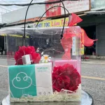 Phân phối set Hộp Quà Tặng Nước Hoa Nữ Charme Sì 25ml - Túi Trong Vuông Có Đèn Đom Đóm Lót Giấy Rơm Thắt Nơ Xinh Xắn Nhiều Màu