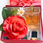 Set Hộp Quà Tặng Nước Hoa Nữ Kat Kev Parfume Sì Yellow 50ml - Hộp Hoa Rơm Nhiều Màu