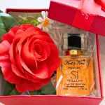 Set Hộp Quà Tặng Nước Hoa Nữ Kat Kev Parfume Sì Yellow 50ml - Hộp Hoa Rơm Nhiều Màu