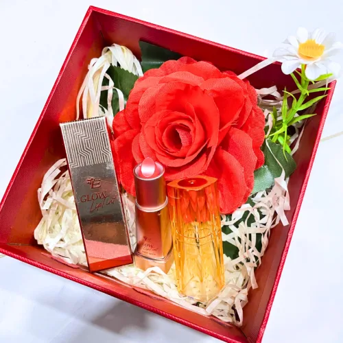 Sỉ set Hộp Quà Tặng Son Dưỡng Ẩm Môi Hàn Quốc Embisu Glowp Lip Tint - Hộp Hoa Rơm Nhiều Màu