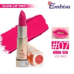 Sỉ set Hộp Quà Tặng Son Dưỡng Ẩm Môi Hàn Quốc Embisu Glowp Lip Tint - Hộp Hoa Rơm Nhiều Màu