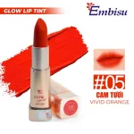 Sỉ set Hộp Quà Tặng Son Dưỡng Ẩm Môi Hàn Quốc Embisu Glowp Lip Tint - Hộp Hoa Rơm Nhiều Màu