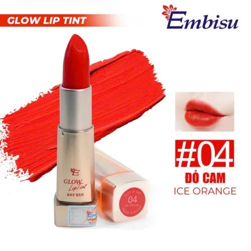 Sỉ set Hộp Quà Tặng Son Dưỡng Ẩm Môi Hàn Quốc Embisu Glowp Lip Tint - Hộp Hoa Rơm Nhiều Màu