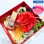 Sỉ set Hộp Quà Tặng Son Dưỡng Ẩm Môi Hàn Quốc Embisu Glowp Lip Tint - Hộp Hoa Rơm Nhiều Màu