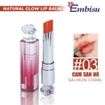 Phân phối set Hộp Quà Tặng Son Dưỡng Ẩm Môi Hàn Quốc Embisu Natural Glow Lip Balm - Hộp Hoa Rơm Nhiều Màu
