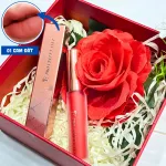 Embisu Pro Vel Tint Hàn Quốc: Set 10 son kem nhung lì hộp hoa rơm nhiều màu