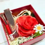 Embisu Pro Vel Tint Hàn Quốc: Set 10 son kem nhung lì hộp hoa rơm nhiều màu