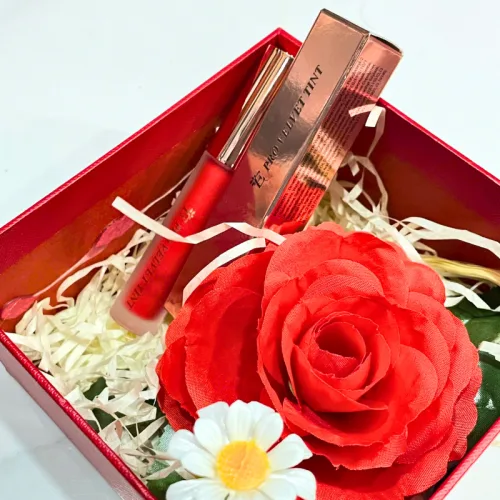 Embisu Pro Vel Tint Hàn Quốc: Set 10 son kem nhung lì hộp hoa rơm nhiều màu