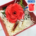 Bảng giá sỉ set Hộp Quà Tặng Son Môi Love M.O.I Màu Vàng - Son Moi 3 Màu - Hộp Hoa Rơm Nhiều Màu