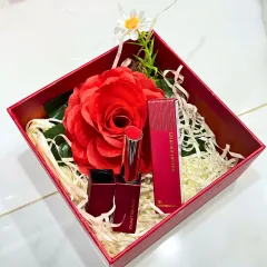 Set Hộp Quà Tặng Son Môi Sáp Lì Hàn Quốc Embisu Satin Veil Lipstick - 6 Màu