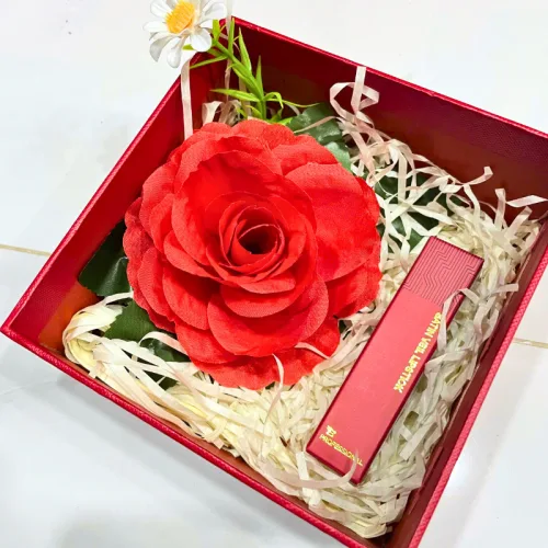Set Hộp Quà Tặng Son Môi Sáp Lì Hàn Quốc Embisu Satin Veil Lipstick - 6 Màu