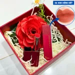 Set Hộp Quà Tặng Son Môi Sáp Lì Hàn Quốc Embisu Satin Veil Lipstick - 6 Màu