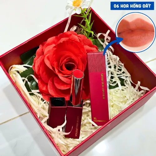Set Hộp Quà Tặng Son Môi Sáp Lì Hàn Quốc Embisu Satin Veil Lipstick - 6 Màu