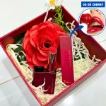 Set Hộp Quà Tặng Son Môi Sáp Lì Hàn Quốc Embisu Satin Veil Lipstick - 6 Màu