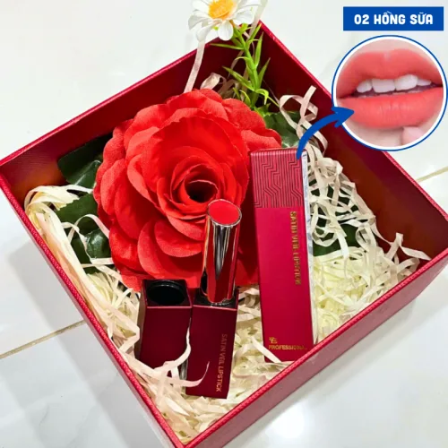 Set Hộp Quà Tặng Son Môi Sáp Lì Hàn Quốc Embisu Satin Veil Lipstick - 6 Màu