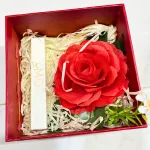 Set Hộp Quà Tặng Son Thỏi Cao Cấp Love MOI Phiên Bản Giới Hạn Có 6 Màu - Hộp Hoa Rơm Nhiều Màu