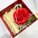 Set Hộp Quà Tặng Son Thỏi Cao Cấp Love MOI Phiên Bản Giới Hạn Có 6 Màu - Hộp Hoa Rơm Nhiều Màu