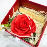 Set Hộp Quà Tặng Son Thỏi Cao Cấp Love MOI Phiên Bản Giới Hạn Có 6 Màu - Hộp Hoa Rơm Nhiều Màu