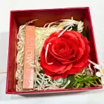 Set Hộp Quà Tặng Son Thỏi Cao Cấp Love MOI Phiên Bản Giới Hạn Có 6 Màu - Hộp Hoa Rơm Nhiều Màu