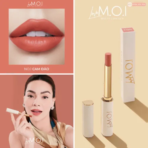 Set Hộp Quà Tặng Son Thỏi Cao Cấp Love MOI Phiên Bản Giới Hạn Có 6 Màu - Hộp Hoa Rơm Nhiều Màu