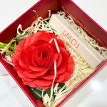 Set Hộp Quà Tặng Son Thỏi Cao Cấp Love MOI Phiên Bản Giới Hạn Có 6 Màu - Hộp Hoa Rơm Nhiều Màu