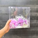 Set Phụ Kiện Giỏ Quà Tặng - Túi Hoa Đom Đóm 4 Hoa Xinh Xắn Có Nơ Nhiều Màu
