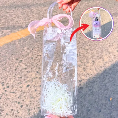 Hình ảnh Set Phụ Kiện Giỏ Quà Tặng - Túi Trong Dài Lót Giấy Rơm Thắt Nơ Xinh Xắn Nhiều Màu trong bộ sưu tập Phụ kiện làm quà tặng