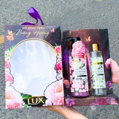 Set Quà Sữa Tắm Hương Nước Hoa LUX Botanicals Hoa Hồng Pháp