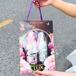 Bộ quà tặng sữa tắm LUX Botanicals hương hoa hồng Pháp 570g + 350g