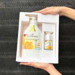 Bộ Quà Enchanteur Deluxe Sữa Tắm Charming Và Lăn Khử Mùi Màu Vàng