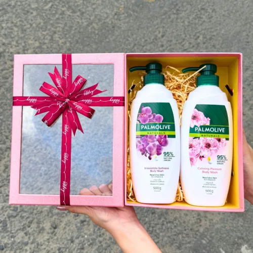 Hình ảnh Set Quà Tặng Combo 2 Chai Sữa Tắm Palmolive Naturals 500g trong bộ sưu tập palmolive