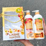 Set Quà Tặng Combo 2 Sữa Tắm LASHE SUPERFOOD Vitamin E 610g