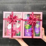 Set Quà Tặng Dầu Gội & Dầu Xả Palmolive Naturals Intensive Moisture Sữa Dừa (Set Màu Hồng)