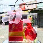 Set Quà Tặng Nước Hoa Nữ Charme Level 100ml Phiên Bản Mới Hương Thơm Gợi Cảm Hiện Đại - Túi Trong Vuông Có Đèn Đom Đóm Lót Giấy Rơm Thắt Nơ Xinh Xắn Nhiều Màu