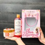 Bảng giá sỉ set Quà Tặng Purité De Prôvence Gồm Sữa Tắm & Tẩy Tế Bào Chết Body Hương Hoa Anh Đào