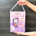 Set Quà Tặng Sữa Tắm Enchanteur Naturelle Hương Hoa Lavender &amp; Tẩy Tế Bào Chết Body (Set Màu Tím)