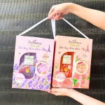 Set Quà Tặng Sữa Tắm Enchanteur Naturelle Hương Hoa Lavender &amp; Tẩy Tế Bào Chết Body (Set Màu Tím)