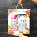 Set Quà Tặng Sữa Tắm Nước Hoa On The Body Soft & Radiant & Gấu Bông