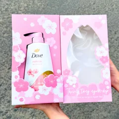 Set Quà Tặng Sữa Tắm Serum Dove Pro-Ceramide Radiance Hoa Anh Đào 500ml