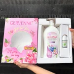 Bộ Gervenne Sữa Tắm Trắng Da Hương Nước Hoa và Lăn Khử Mùi