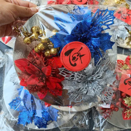 Set Hoa Trang Trí 3 Bông To - Set Hoa Trang Trí Tết