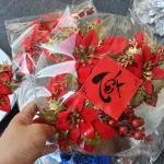 Set Hoa Trang Trí 3 Bông To - Set Hoa Trang Trí Tết