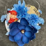 Set Phụ Kiện Trang Trí Hoa Mộc Lan - Mẹt Tre Hoa Treo Tường - Phên Tre Trang Trí Tết