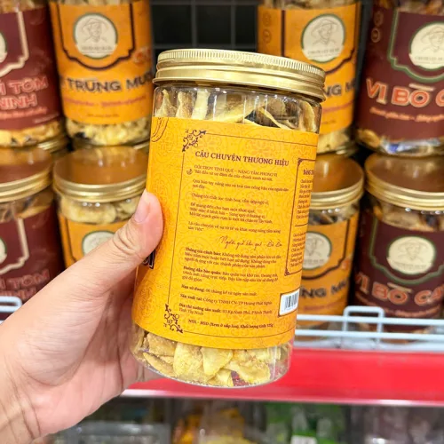 Snack Chuối Sấy Giòn Vị Trứng Muối 125g